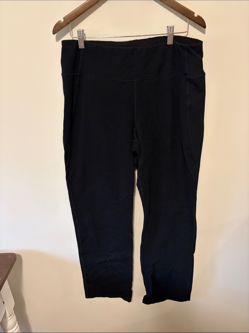 Black High-Waist Track Pants & Joggers